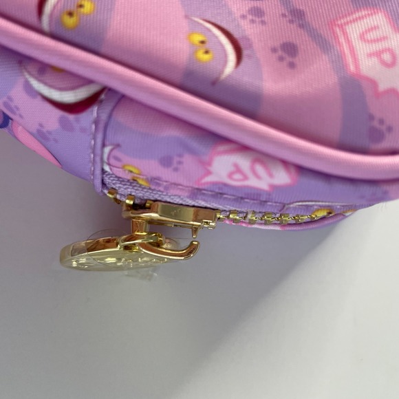 Stoney Clover Lane Disney Alice in Wonderland Cheshire Cat Mini Pouch Purple - Picture 4 of 10